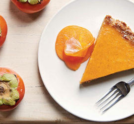persimmon pumpkin pie