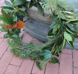 wreath making