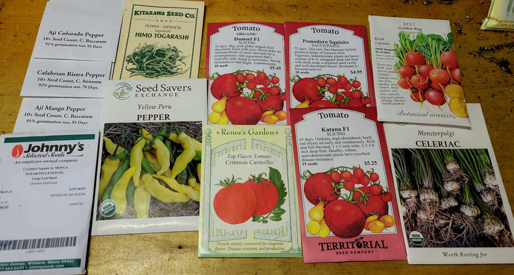 Garden Planning Summer Veggie Seeds