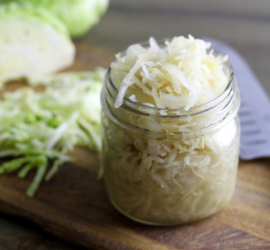 Making sauerkraut