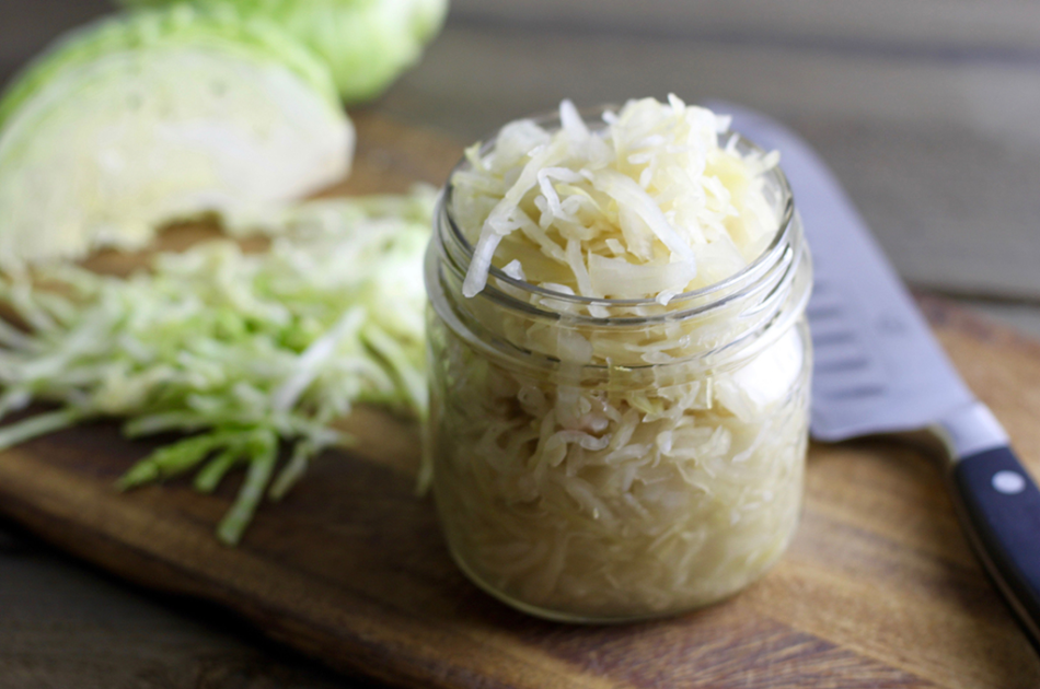 Making sauerkraut